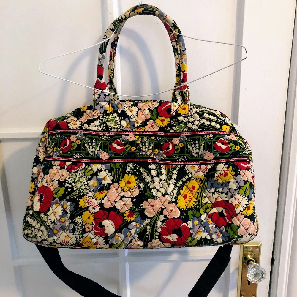 Vera Bradley Duffle Bag in Poppy Print